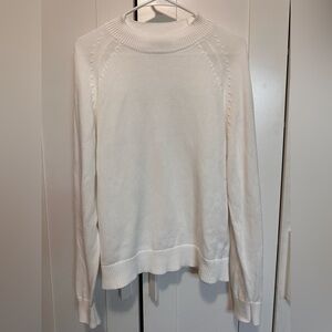 Quince‎ White 100% Organic Cotton Sweater size M